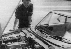 KIMURA san standing next to LHD prototype