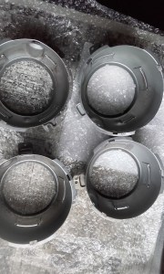 headlight buckets blasted